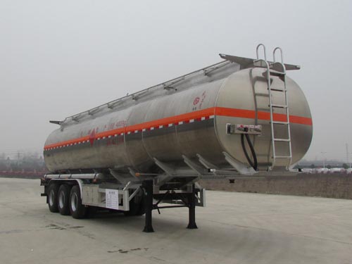 楚勝牌CSC9404GYYLE型鋁合金運油半掛車